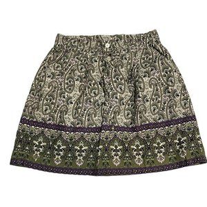 Converse Paisley Mini Short‎ Skirt Size XS | J1